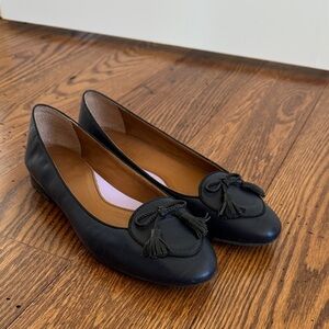 Classic Navy Neely and Chloe Tassel Ballet Flats